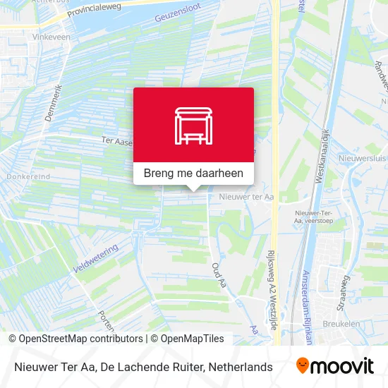 Nieuwer Ter Aa, De Lachende Ruiter kaart