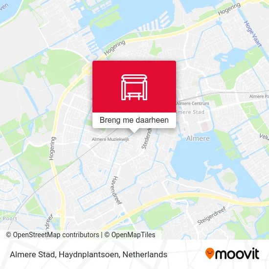 Almere Stad, Haydnplantsoen kaart