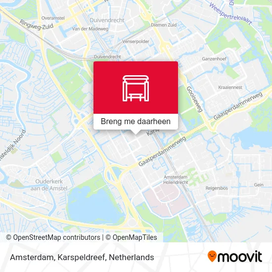 Amsterdam, Karspeldreef kaart