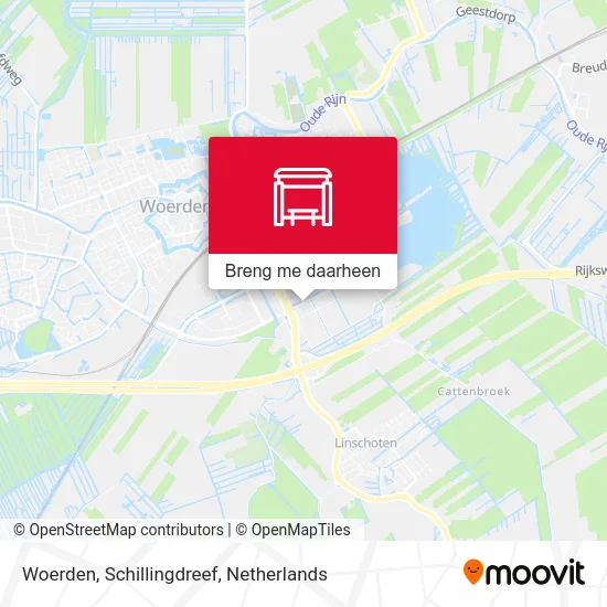 Woerden, Schillingdreef kaart