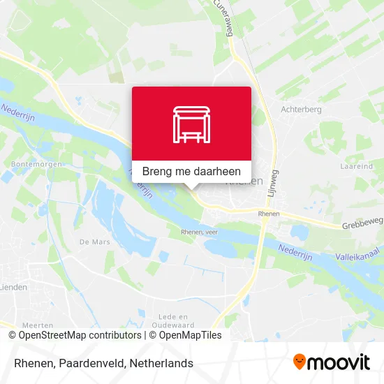 Rhenen, Paardenveld kaart