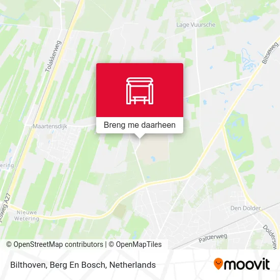 Bilthoven, Berg En Bosch kaart