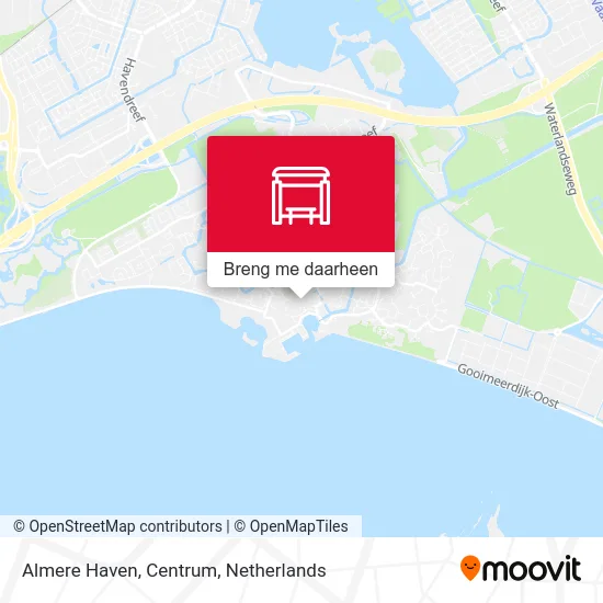 Almere Haven, Centrum kaart