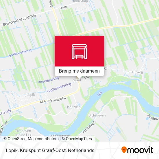 Lopik, Kruispunt Graaf-Oost kaart