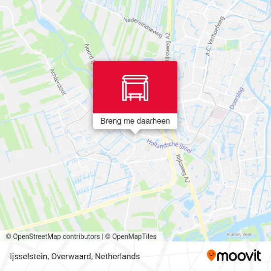 Ijsselstein, Overwaard kaart