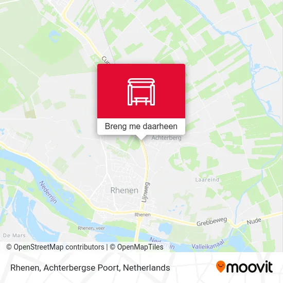 Rhenen, Achterbergse Poort kaart