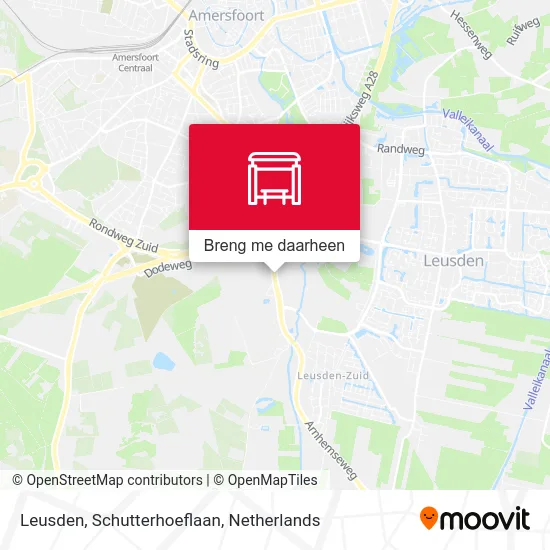 Leusden, Schutterhoeflaan kaart