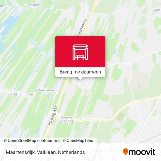 Maartensdijk, Valklaan kaart