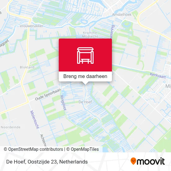 De Hoef, Oostzijde 23 kaart