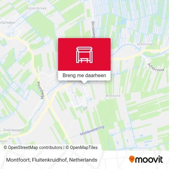 Montfoort, Fluitenkruidhof kaart