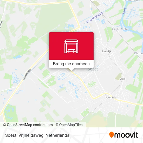 Soest, Vrijheidsweg kaart