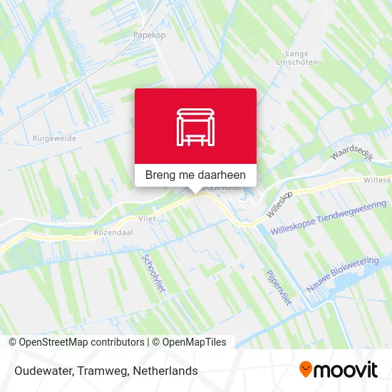 Oudewater, Tramweg kaart