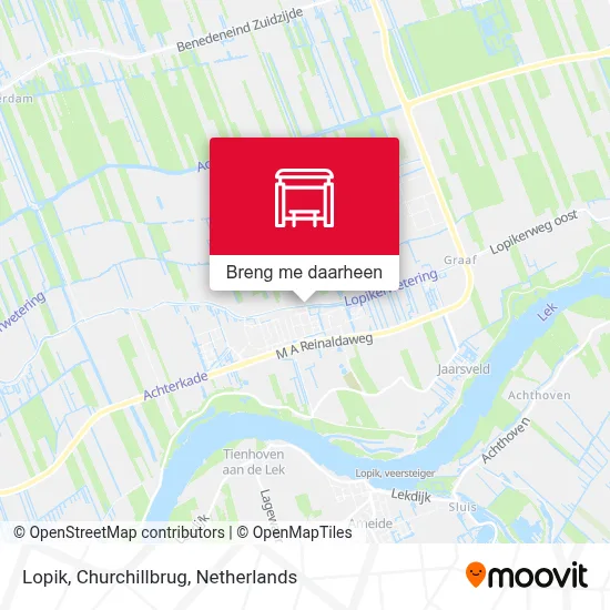 Lopik, Churchillbrug kaart