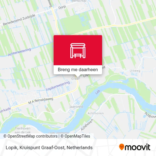Lopik, Kruispunt Graaf-Oost kaart