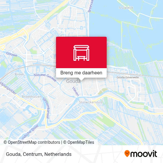 Gouda, Centrum kaart