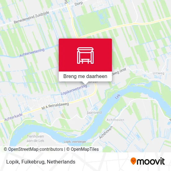 Lopik, Fuikebrug kaart