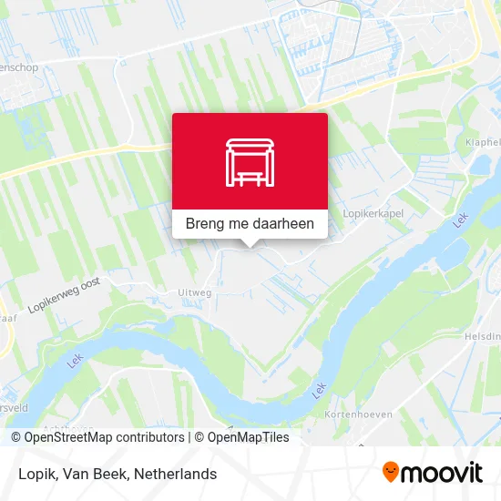 Lopik, Van Beek kaart