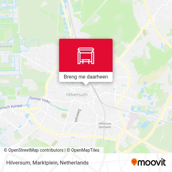 Hilversum, Marktplein kaart