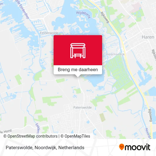 Paterswolde, Noordwijk kaart