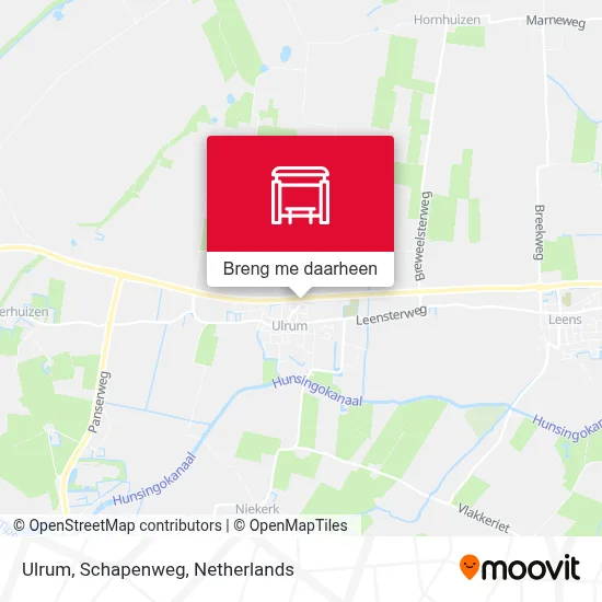 Ulrum, Schapenweg kaart