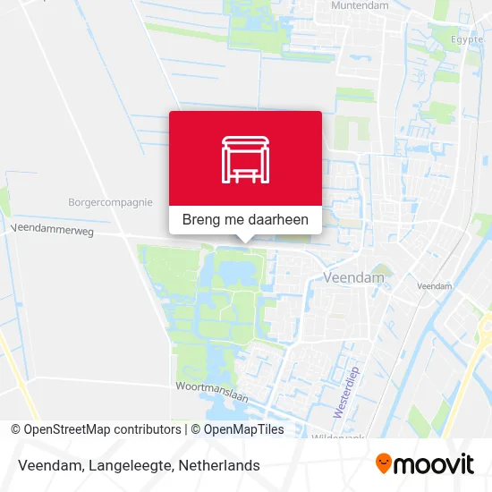 Veendam, Langeleegte kaart