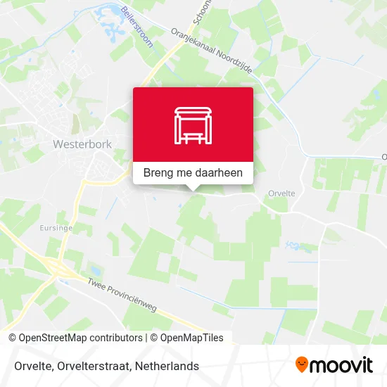 Orvelte, Orvelterstraat kaart