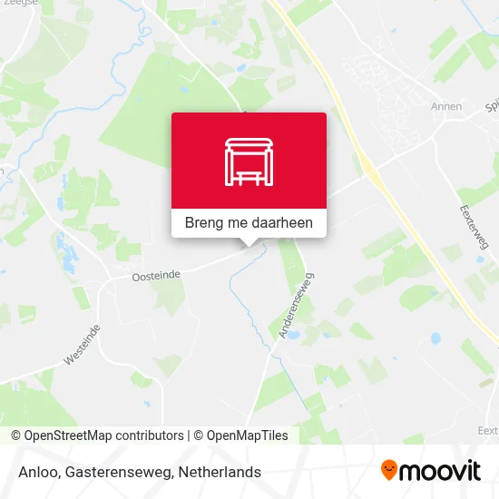 Anloo, Gasterenseweg kaart