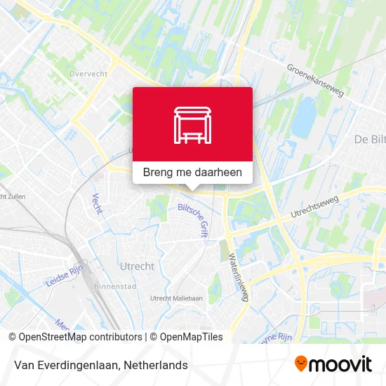 Van Everdingenlaan kaart
