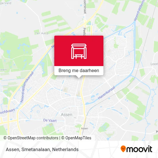 Assen, Smetanalaan kaart