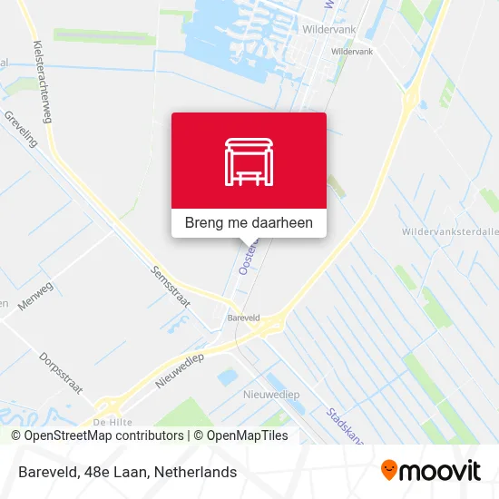 Bareveld, 48e Laan kaart