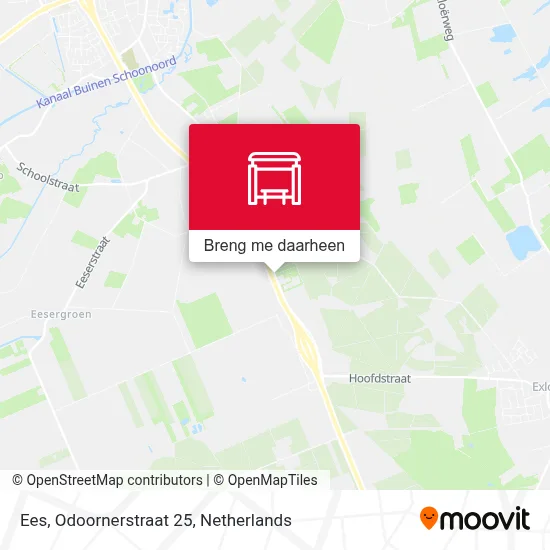 Ees, Odoornerstraat 25 kaart