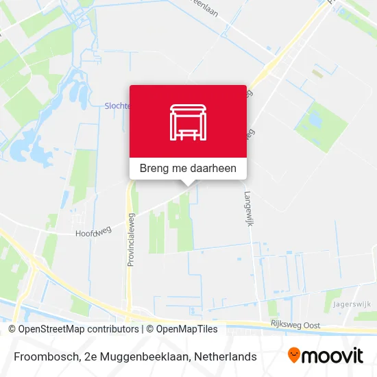 Froombosch, 2e Muggenbeeklaan kaart