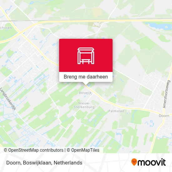Doorn, Boswijklaan kaart