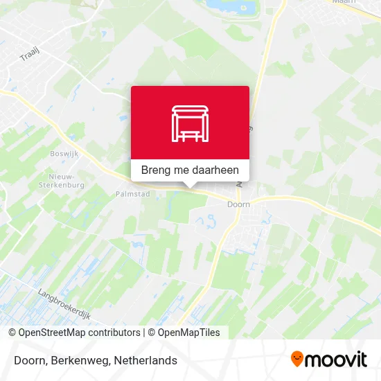 Doorn, Berkenweg kaart