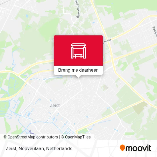 Zeist, Nepveulaan kaart