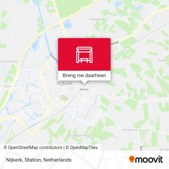 Nijkerk, Station kaart