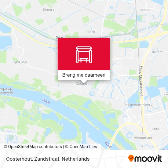 Oosterhout, Zandstraat kaart
