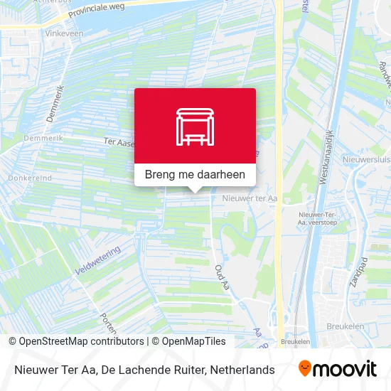 Nieuwer Ter Aa, De Lachende Ruiter kaart