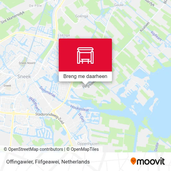 Offingawier, Fiifgeawei kaart