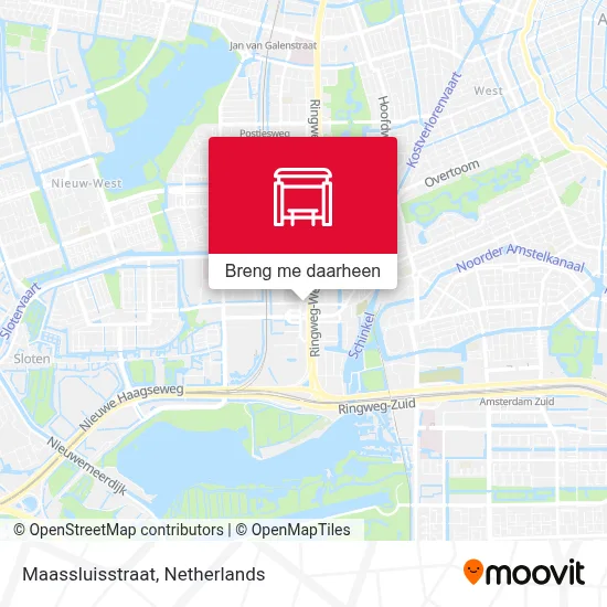 Maassluisstraat kaart
