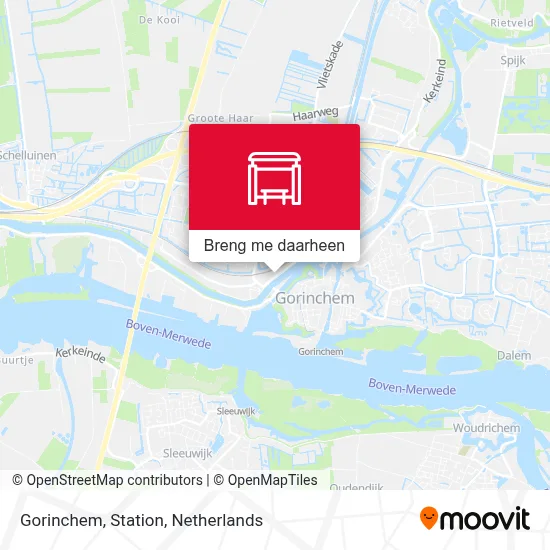 Gorinchem, Station kaart