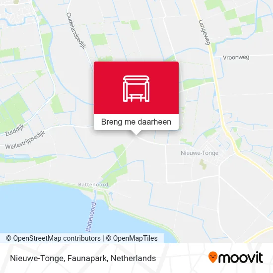 Nieuwe-Tonge, Faunapark kaart
