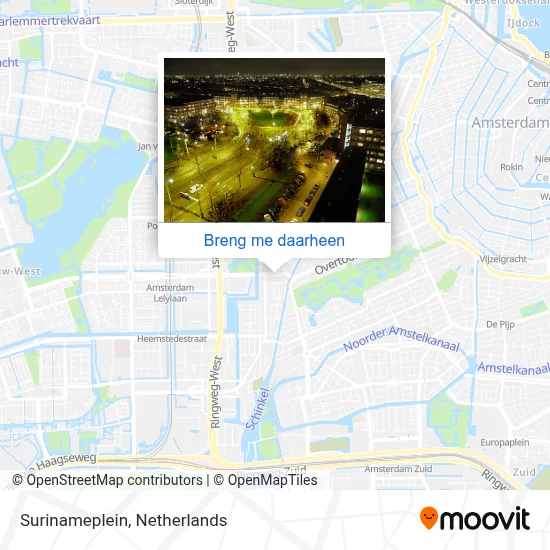 Surinameplein kaart
