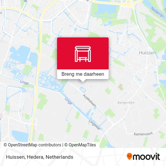Huissen, Hedera kaart