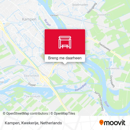Kampen, Kwekerije kaart