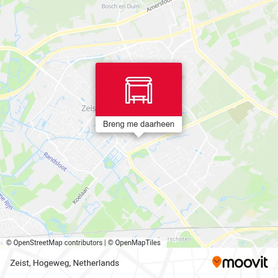 Zeist, Hogeweg kaart