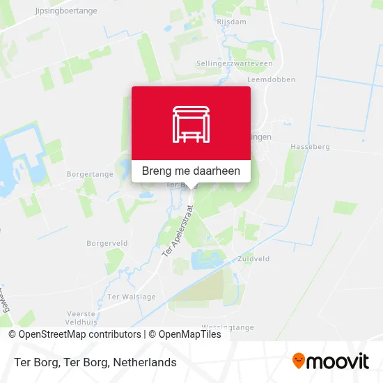 Ter Borg, Ter Borg kaart