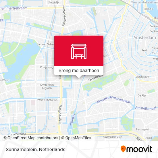 Surinameplein kaart