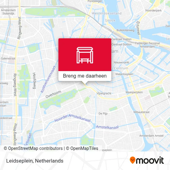 Leidseplein kaart
