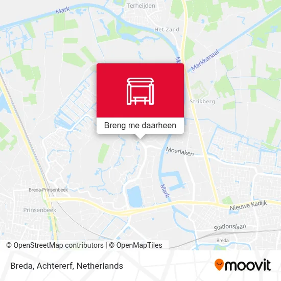 Breda, Achtererf kaart
